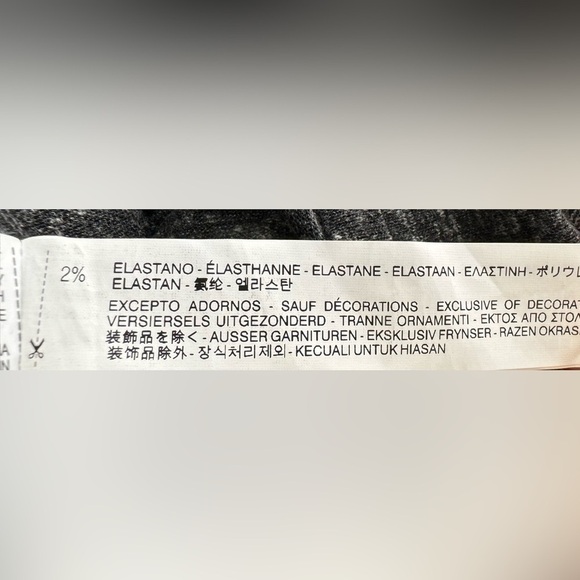 TRF by Zara Midi Mock Neck Dark Heather Gray Sleeveless Jersey Dress Size M - Picture 13 of 14